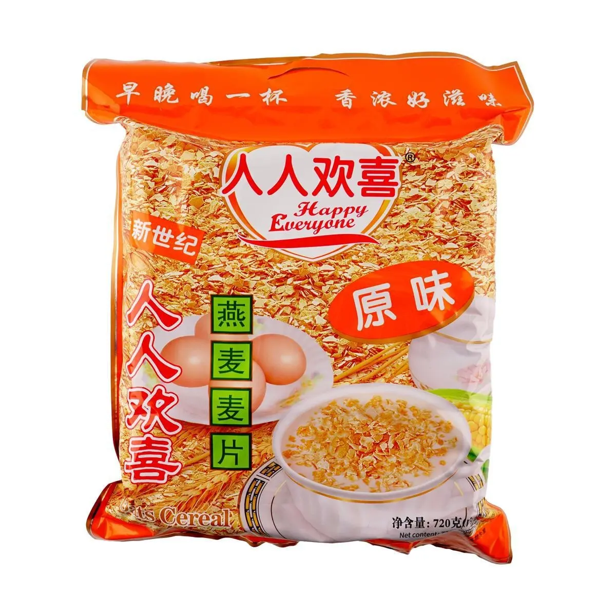 RRHX Original Instant Oatmeal 720g - Quick Breakfast Cereal, Ready-to-Eat Oats for Smoothies & Baking