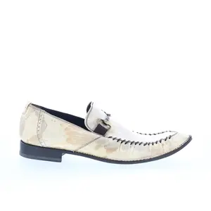 Roberto Guerrini Sebacea 2355 Mens White Loafers & Slip Ons Casual Shoes