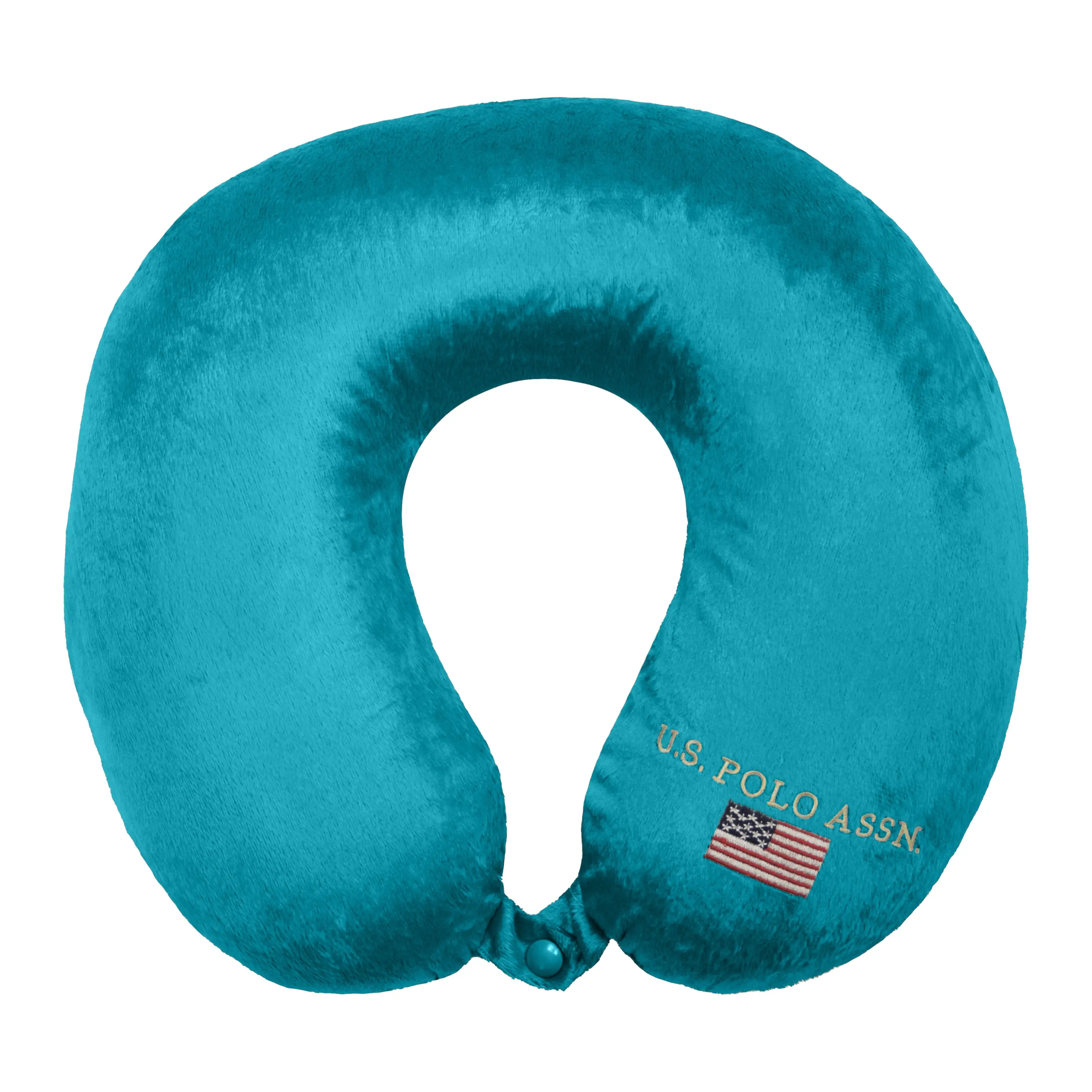 U.S. Polo Assn. Plush Memory Foam Travel Neck Pillow