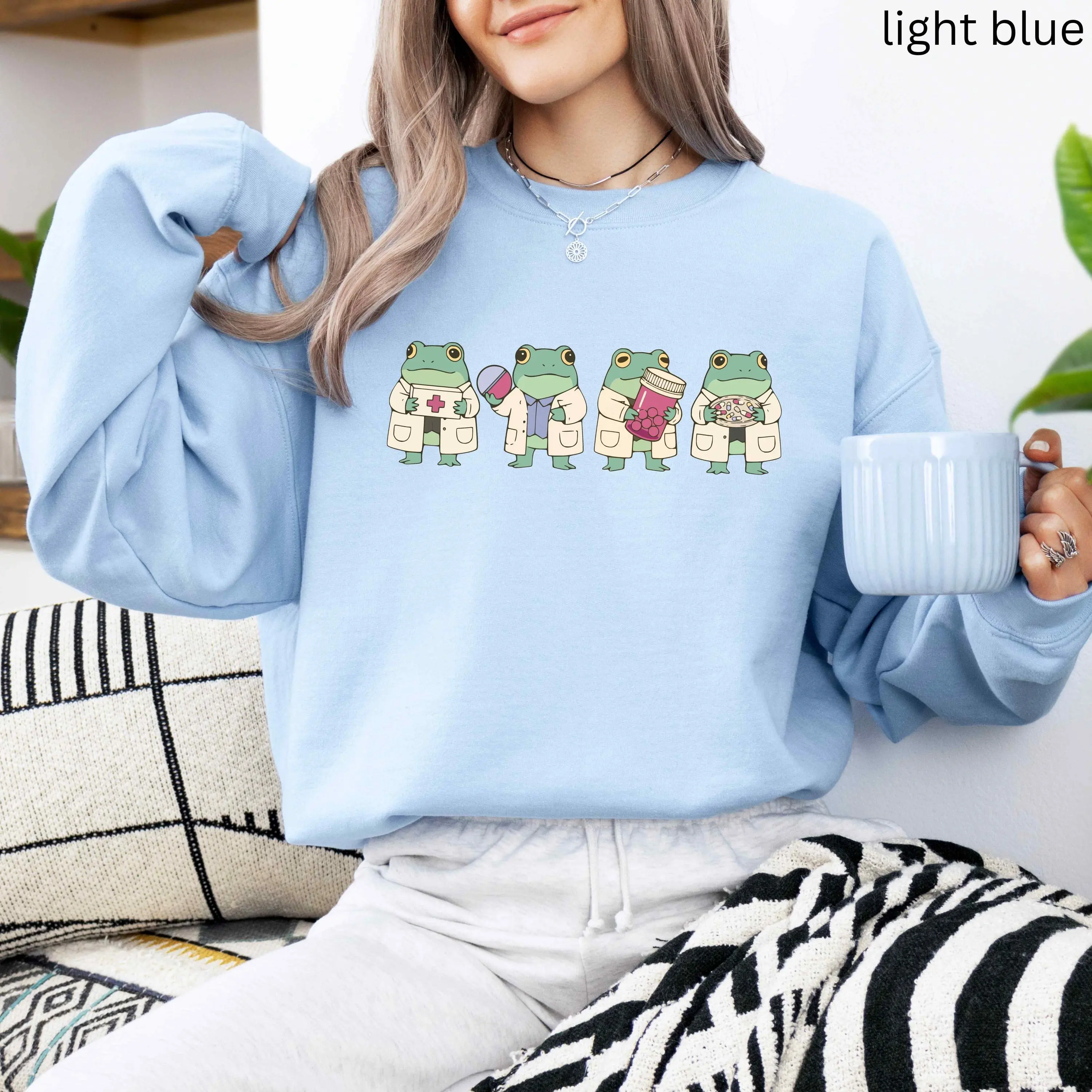 Funny Pharmacy Tech Short Sleeve T-Shirt / Sweatshirt / Hoodie, Frog Lover Pharmacy Sweater, Pharmacology Nurse Pharma School Graduation Gifts, Gift for Pharmacist