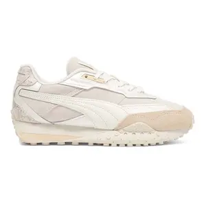 PUMA Womens Blacktop Rider Glimmer Lace Up Sneakers Shoes Casual - White