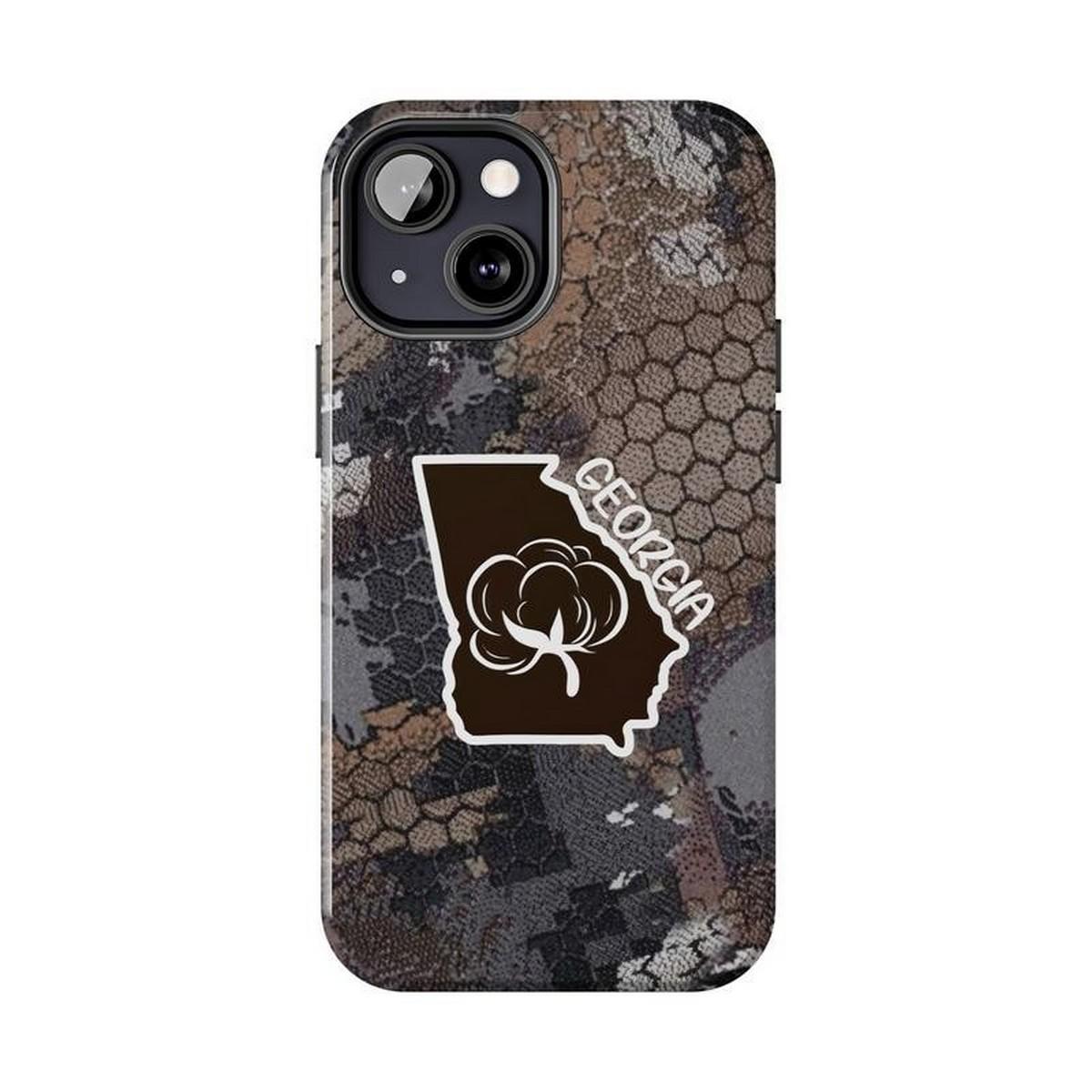Old School Southern Style Deer Duck Fish Camo Phone Case, Sitka Camouflage Redneck Duck, Georgia Cotton, Coquette Bow, God Is Greater Aesthetic Suitable for iPhone 17-11 Pro Max/Plus