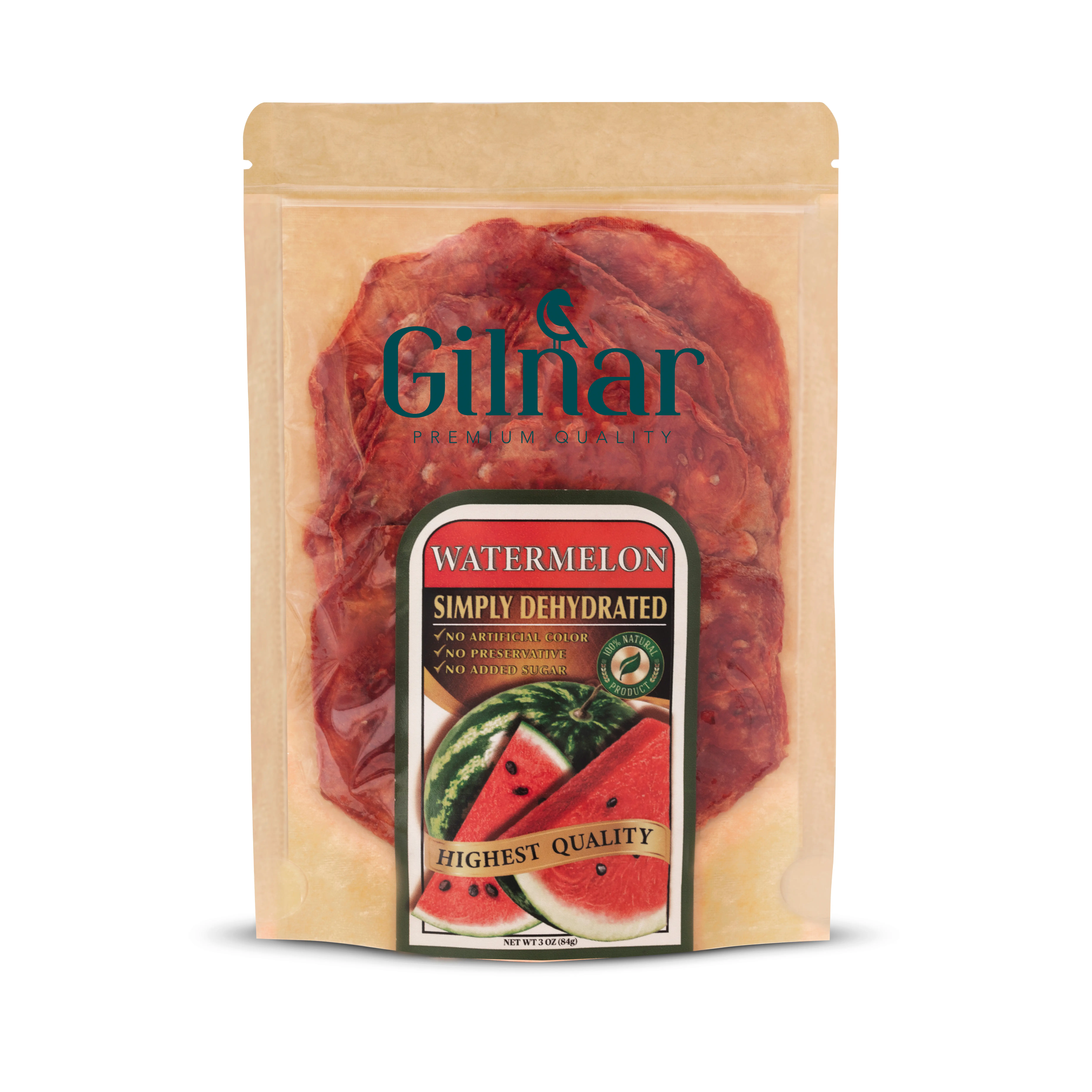 Gilnar Dried Watermelon, 3 OZ Natural