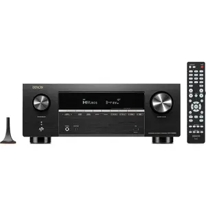 Denon AVR-X2900H 7.2 Channel AV Receiver, 95W, Dolby Atmos & DTS:X, 8K/60Hz & 4K/120Hz Video, HEOS Wireless Multiroom Streaming, Wi-Fi, Bluetooth, Audyssey MultEQ XT