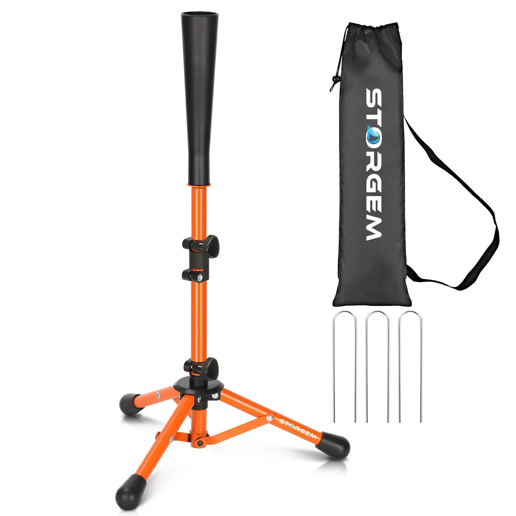 Storgem Baseball Softball Tee, Batting Tee for Kids, T Ball Training Stand