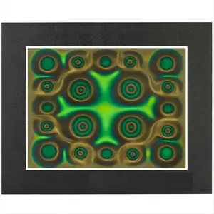 Magnetic Viewing Film,6X4 Inch Green Magnetic Field Display Film,Magnetic Flux Display, Magnetic Field Detector,Reusable
