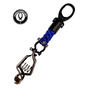 PARACORDCLIPS THE BLACK NOIR BLUE GLOVE CLIP