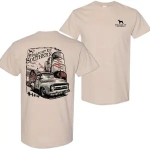 Vintage Farm Truck Tee – Rustic Country Shirt, Old Barn Graphic, Southern USA Style T-Shirt, Soft Cotton, For Men & Women