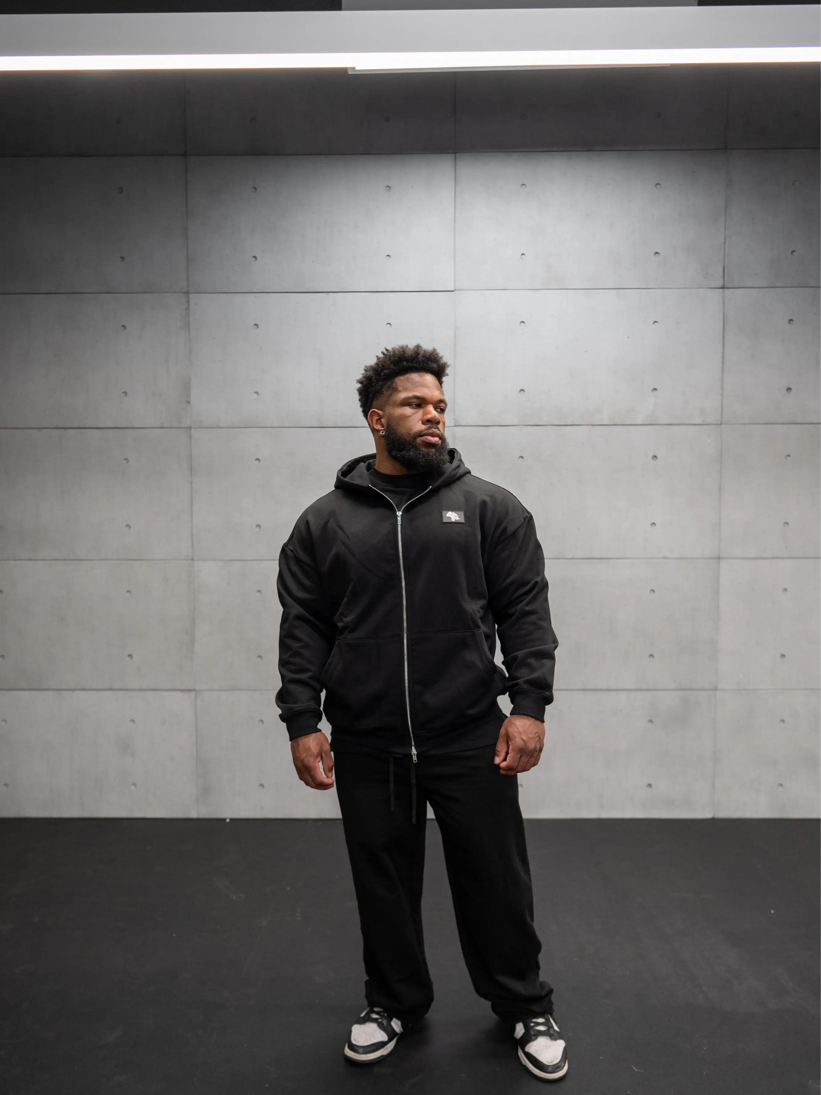 Big Logo Zip Up Hoodie (Boxy Fit)