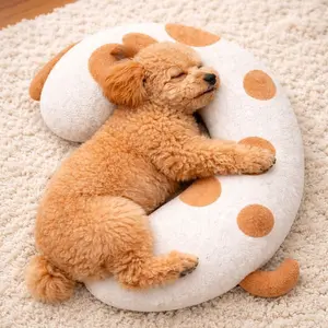 Pet Dog Pillow All-Season Pet Pad Neck Cushion, Comfortable Sleeping Rest Bed Pillow, Ideal for Dogs, Puppy, Versatile Pet Accessory