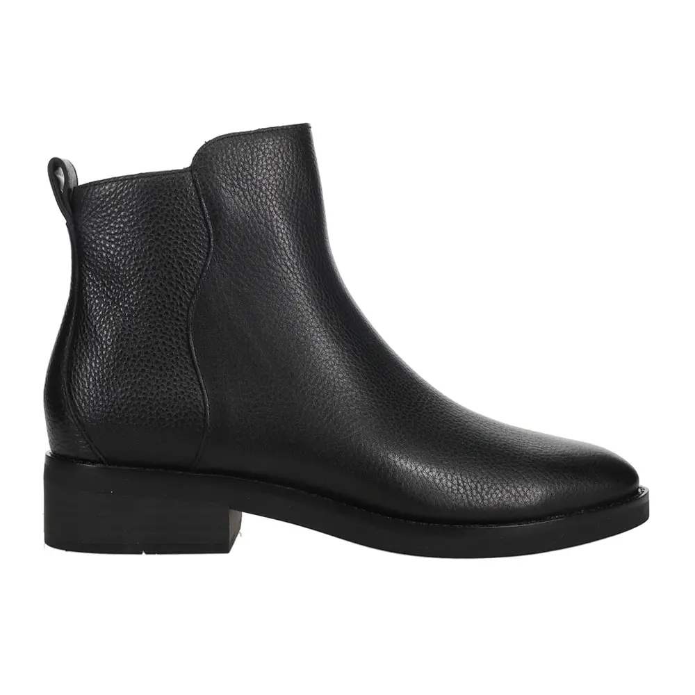 Cole Haan Womens River Round Toe Chelsea Casual Boots Ankle Mid Heel 2-3" - Black
