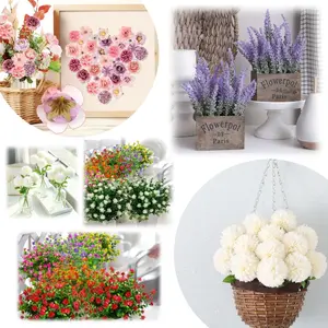 Many kinds Artificial Flower Set, for Spring/Summer Home & Event Styling, Home & Wedding Decor, DIY Wedding Bouquets & Room Decor Party & Holiday Decoration