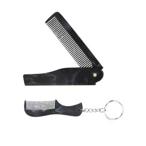 2 Pieces Compact Design Beard Combs for Men Styling Comb Grooming Accessories