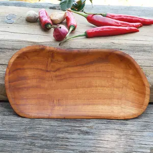 Rico & Plato Cassoulet Small Teak Plate