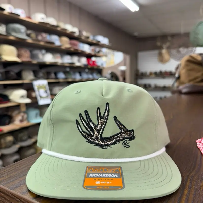 Antler Shed Rope Hat - Sage/White