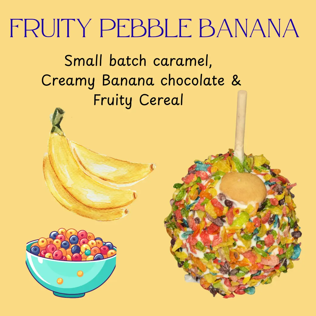 Copperpot Caramel Gourmet Fruity Pebble Banana Pudding
