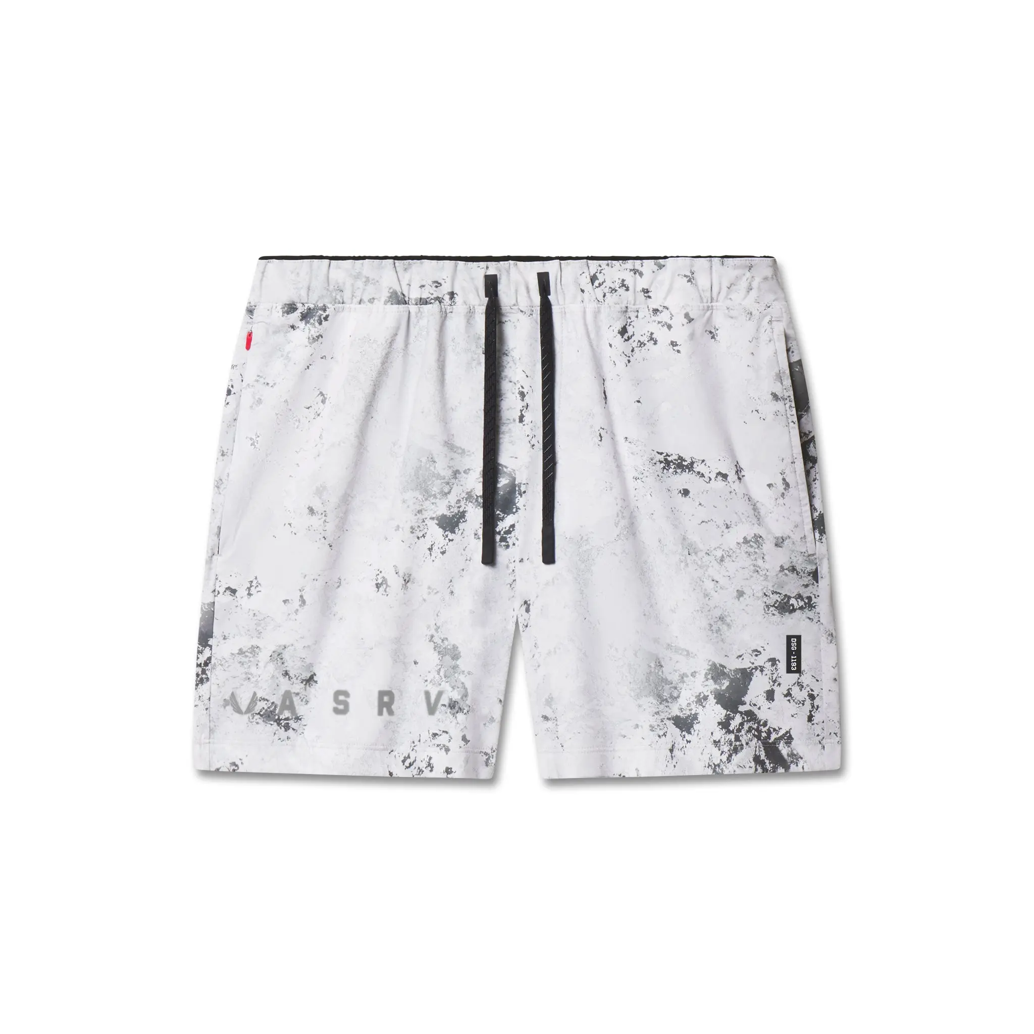 Revolutional® Male Gymnastics Triathlon Shorts, 1193 Sedona Snow Camo Abdominal Training Adaptable-Fit Men's Sports Shorts, Abdominal Training Men's Sports Shorts, All-Day Performance Men's Sports Shorts