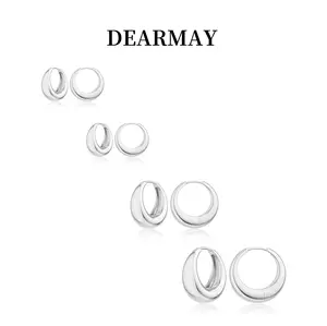 Dearmay Small Hoop Earrings Set for Women Earring Stacks Summervibes Mini Hoop Earring Hypoallergenic Stackable Earrings for Multiple Piercing Dainty Cartilage Earring Zircon Earrings Best Gift For Mother' s Day