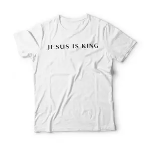 Jesus Is King - Bold, Modern Christian T-Shirt Breathable Graphic Tee Peak Design Sweatshirt Hoodie