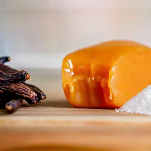 Sea Salt Vanilla Caramels – Rich Buttery Texture with Sweet-Savory Notes – Small Batch Crafted Candy Favorite