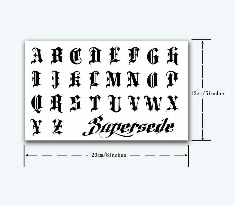 Gothic Alphabet & “Supersede”