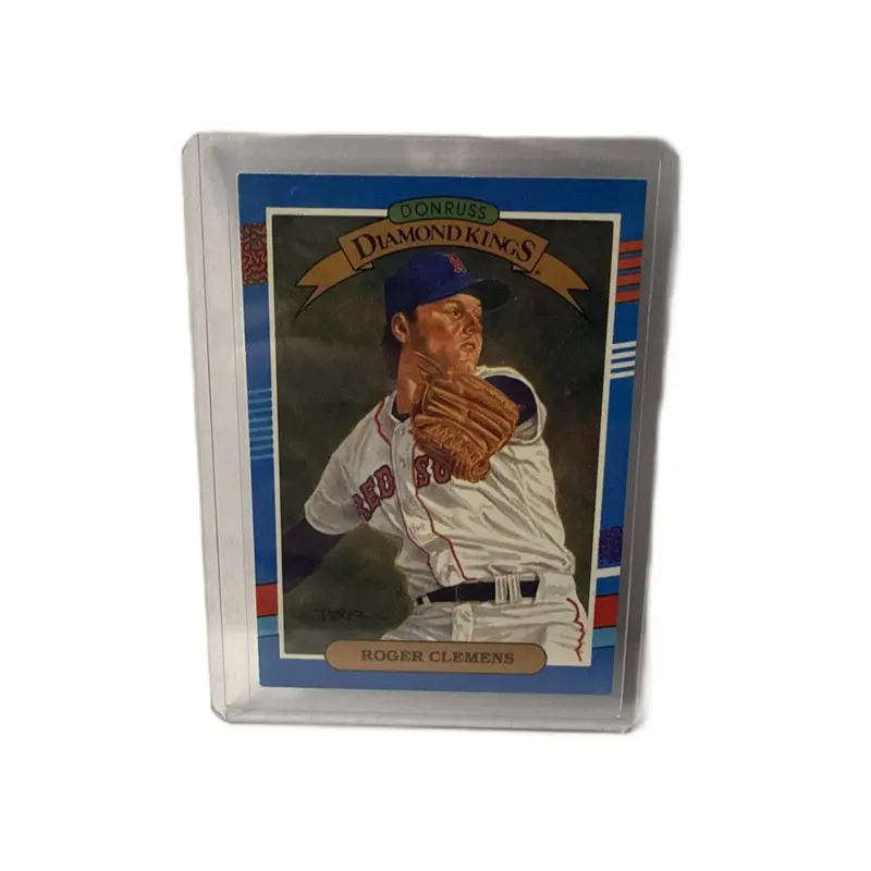 Donruss 1991 Diamond Kings Baseball Card Featuring Roger Clemens Collectible Sports Memorabilia
