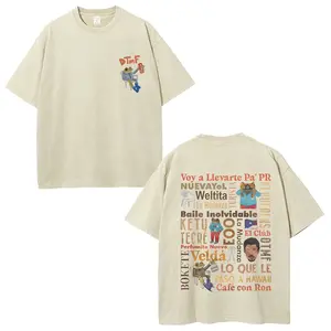 Men'S Funny Spanish Saying washed tshirt Graphic Print T-shirt, Short Sleeve Crew Neck Casual Top for Summer & Spring, Women's Clothing