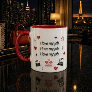 The Devil Wears Prada 3D Mug, Fashion Movie Coffee Cup, Chic Boss Vibes Ceramic Mug, Stylish Film Fan Gift for Fashion Lovers