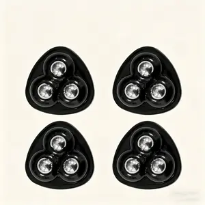 4/8/12/16-Piece Heavy-Duty Self-Adhesive Casters - 360° Smooth Rotation for Easy Mobility; Suitable for Storage Bins, Furniture, and Trash Cans; Polished Steel Swivel Casters for Plastic Drawers