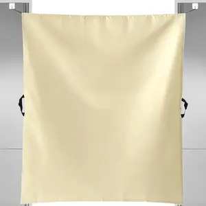 40" W x 48" H Cubicle Curtain for Office Privacy Curtains for Room Divider Door, Desk Shade for Cubicle to Block Ligh, Temporary Door for a Room Privacy, 1Pcs with 4 Hook, Beige