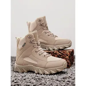 Men's Tactical Hiking Boots - Waterproof Breathable Military Style | Outdoor & Daily Wear Trekking Camping Shoes