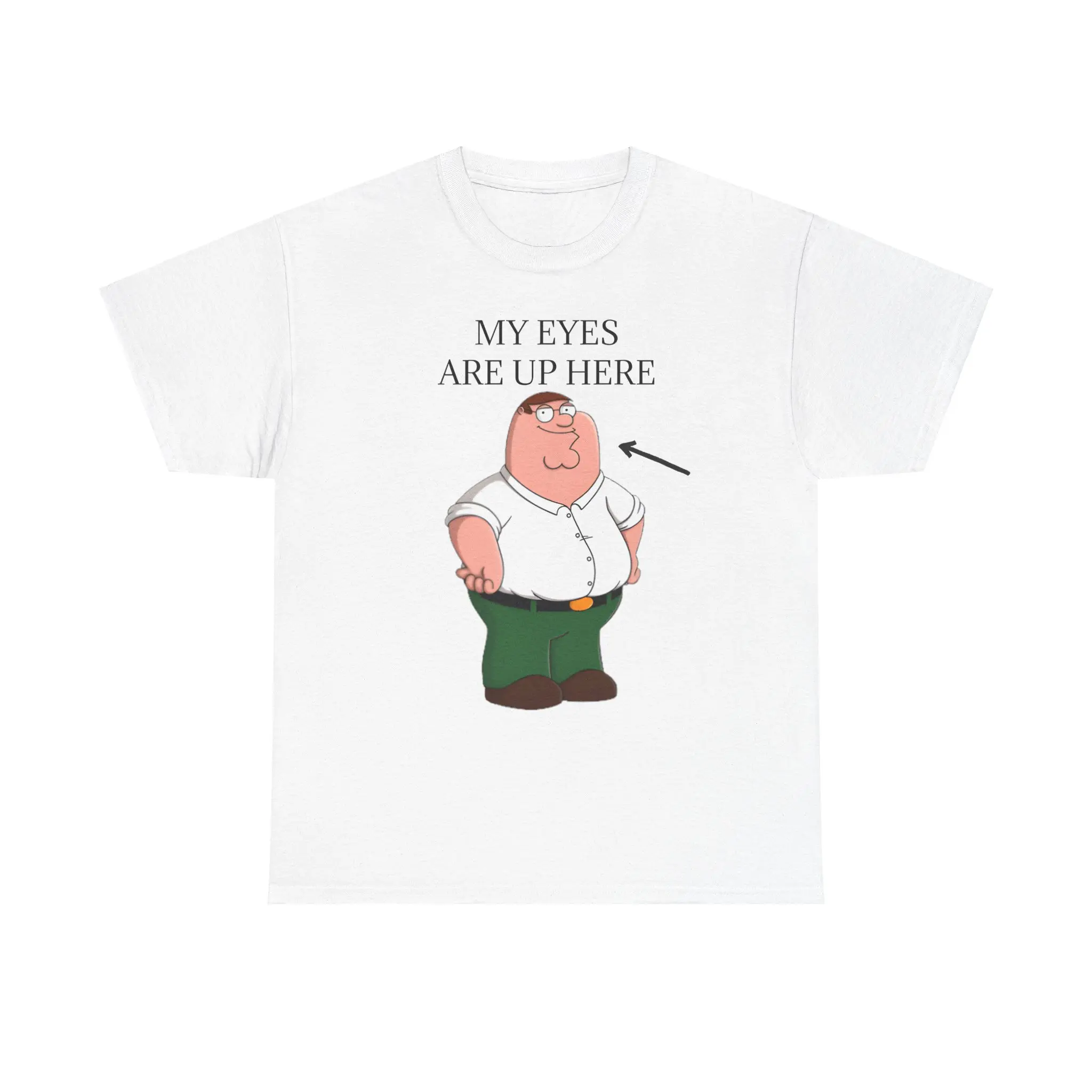 Funny Peter Griffin Meme Unisex Tee, Graphic Cartoon Character Shirt, Humorous Tee for Men and Women, Family Guy Parody T-Shirt, Comedy Gift