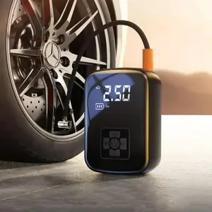 Portable Car Air Pump, Car High Pressure Electric Car Pump, Multifunctional Electric Tire Inflator Pump for Car Motorcycle Bicycle Auto Tyre Balls
