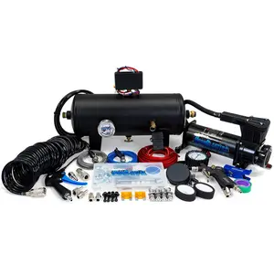 HornBlasters HornAir 244K Nightmare Edition Onboard Air System for Train Horns & Tire Inflation | 2-Gallon 150 PSI | 12-Volt DC - Automotive