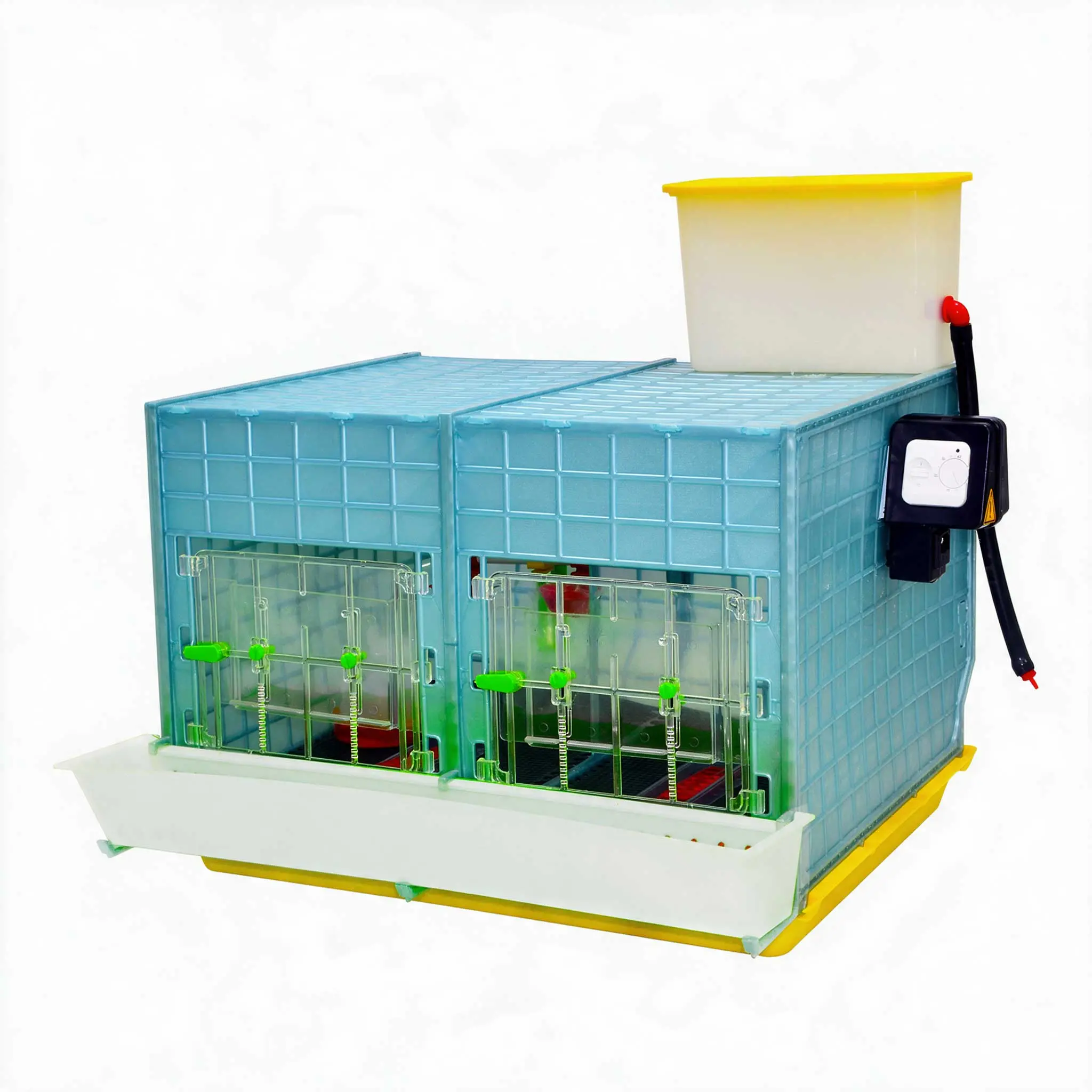 Chick Brooder - 2 Section H:15" (Starter Kit for Chickens, Turkeys, Ducks)