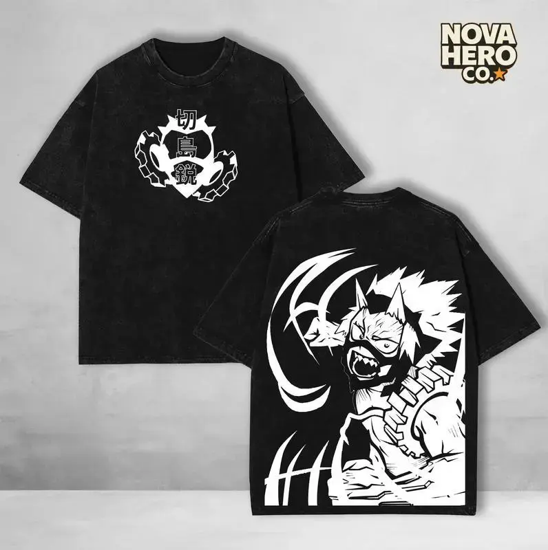 Step into Hero Mode with the Kirishima Red Riot Hardening T-Shirt - Iconic My Hero Academia Anime Graphic Unisex Oversized Cotton Tee, Soft and Classic Fit Perfect for Devoted Fans or Thoughtful Gifting