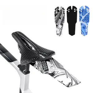 Bicycle Portable Fender – Quick-Release Saddle-Mounted Mudguard. Ideal for Mountain Roads & Muddy Terrain. Essential Riding Water Baffle Equipment.