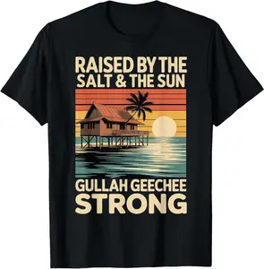Gullah Geechee Strong Salt & Sun Coastal Pride T-Shirt