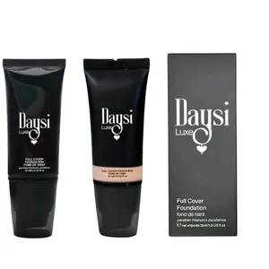 Daysiluxe Full Coverage Foundation - Glossy Finish, Light, Long-Lasting, Flawless Look Cosmetic for All Skin Types (Concealer Component)