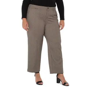 Wide Leg Crop Trouser (Liverpool) (Plus)
