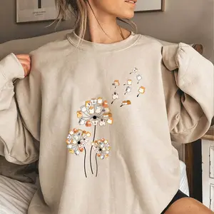 Hamster Dandelion Flower Sweatshirt, Hamster Mom Sweatshirt, Hamster Sweatshirt, Women Tee