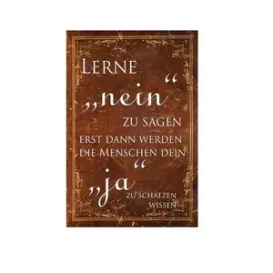 Inspirational Aluminum Wall Art, Waterproof Corrosion Resistant Metal Quote Plaque, Indoor Outdoor Home Decor, Ideal Inspirational Message Board