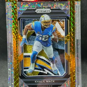 Khalil Mack 3D Football Card Art, Handmade Shadowbox Fan Gift Display