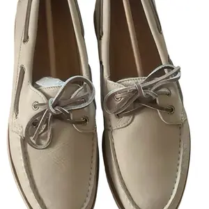 The Sperry Gold Cup Authentic Original 2-Eye Boat Shoe Beige sizes 8 1/2 and 10 Men’s Top-Sider  Slipon Footwear