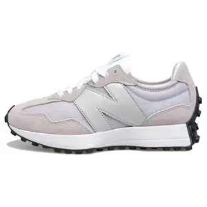 New Balance NB 327 Retro Low-Top Rubber Casual Running Shoes for Men and Women in Gray Silver