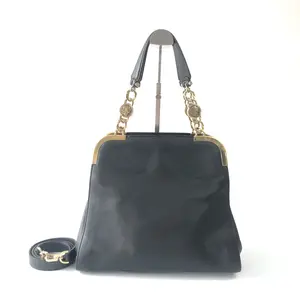 Pre-owned Bvlgari leather handle bag
