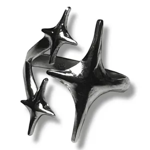 Sparkle Ring stainless steel waterproof hypoallergenic sparkly ring for women