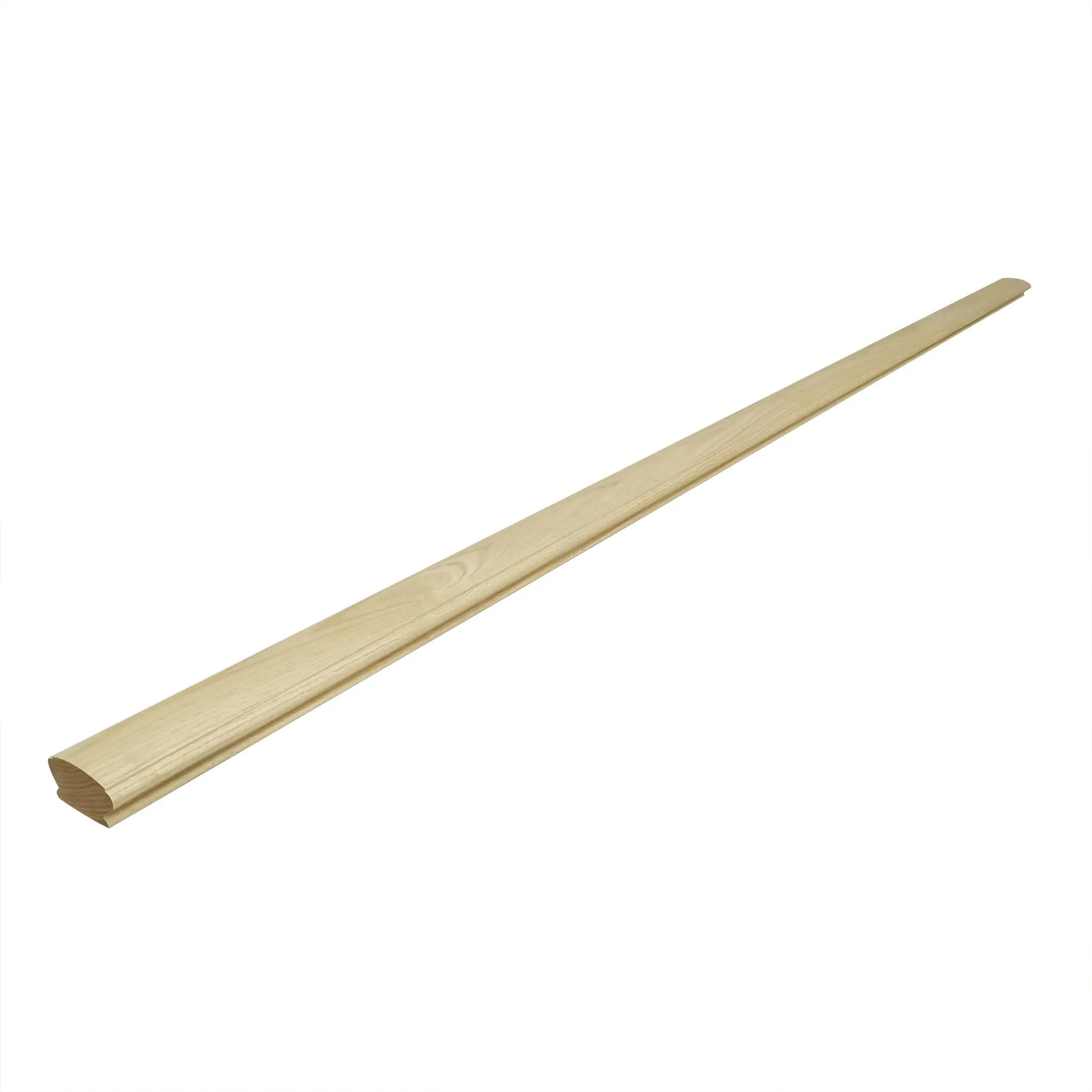 FixtureDisplays® 120" Red Oak Stair Handrail - Solid Wood Railing with Natural Grain, Durable & Elegant 6111-HAND RAIL -120*3.54*1.57"