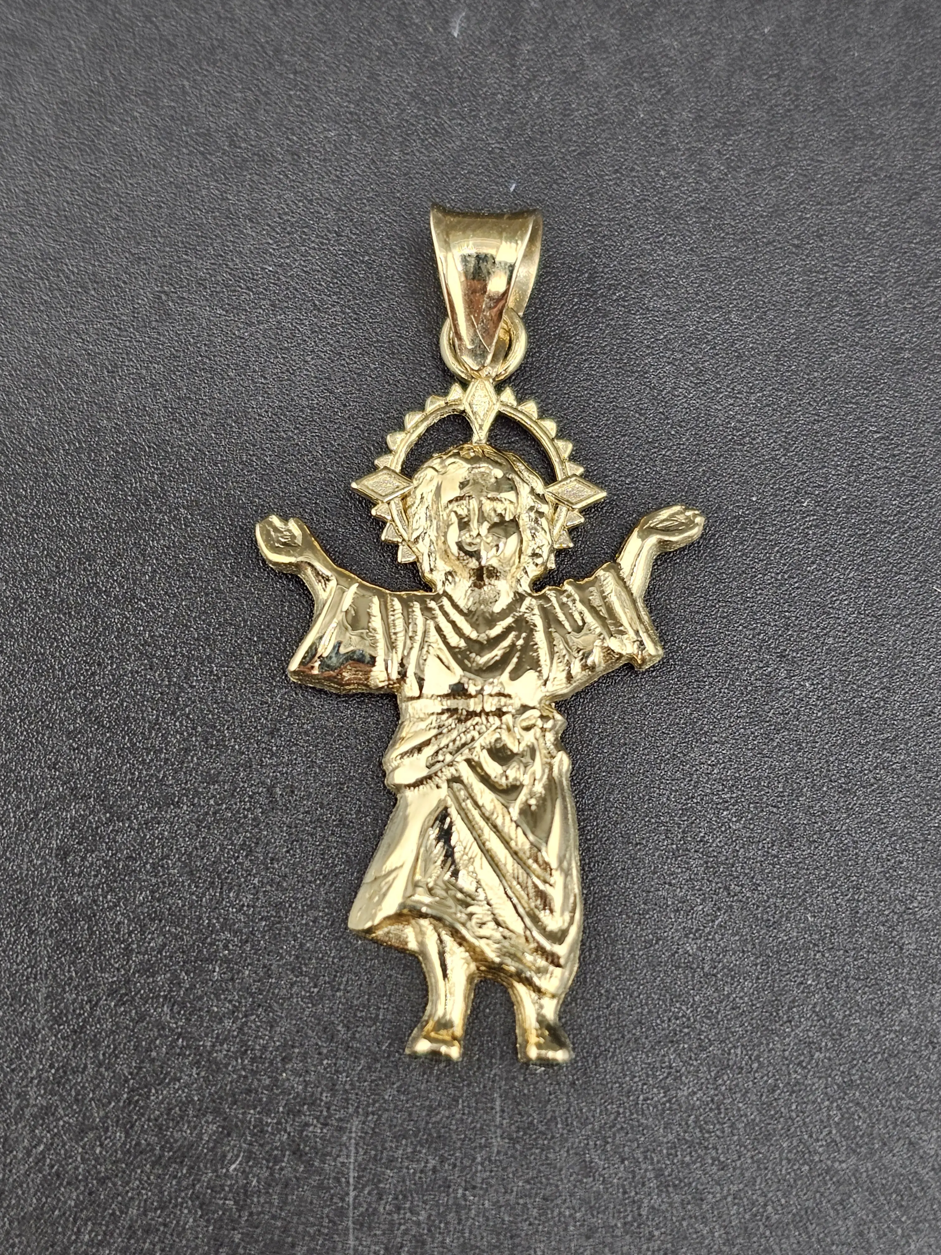 14K Gold Pendant - Divine Child