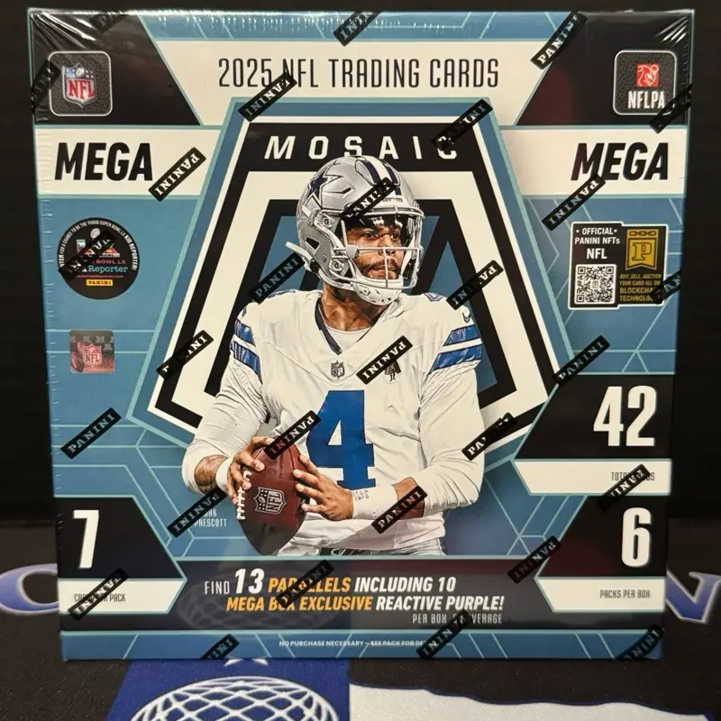 2025 Panini Football Mosaic Mega Box